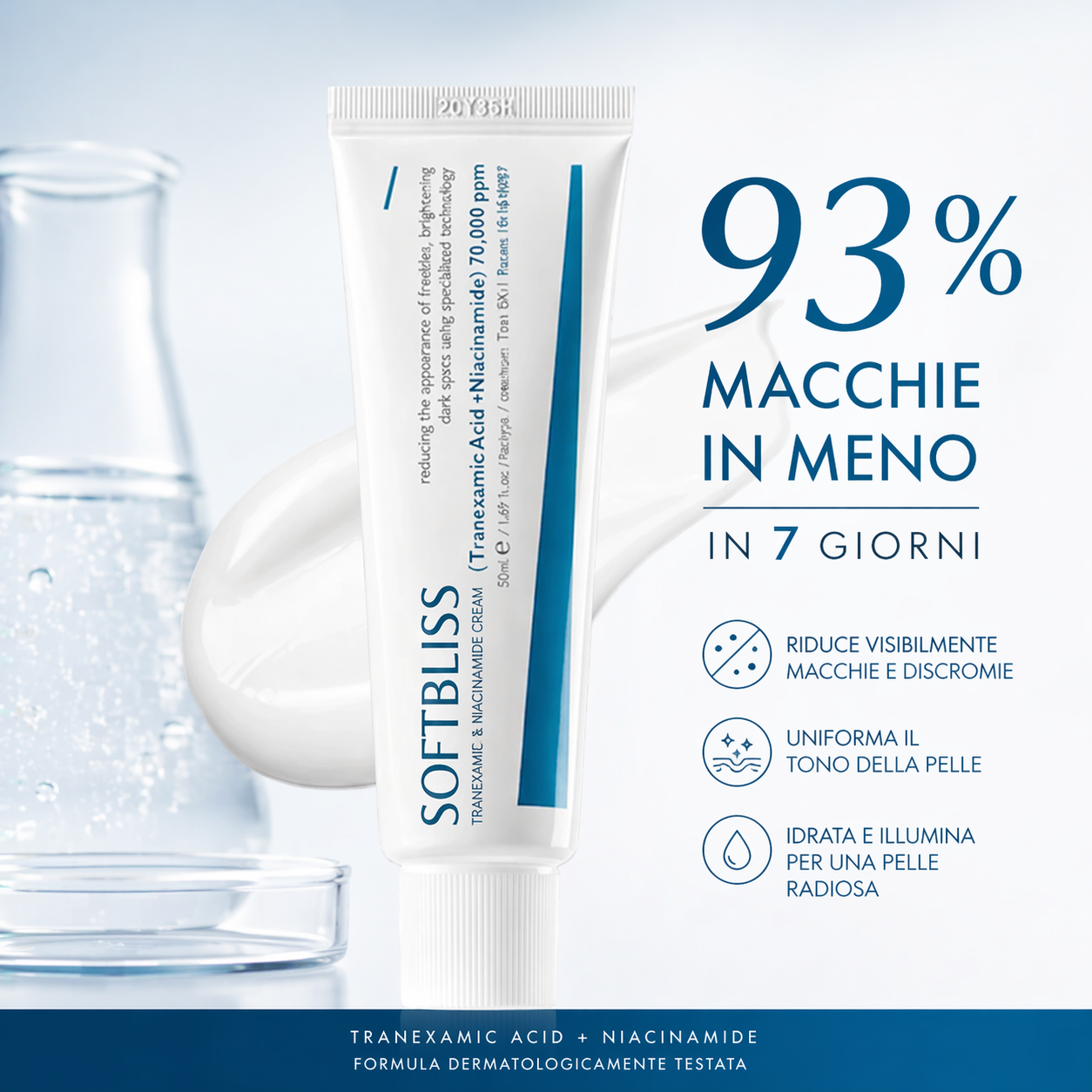 SoftBliss™ Crema per macchie dell'età | Riduci le macchie scure del 93% in 7 giorni